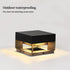 Modern Minimalist Square Geometric Stainless Steel LED Outdoor Waterproof Pillar Light Landscape Light For Garden
