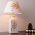 Contemporary Scandinavian Cylinder Rectangle Ceramic Cardboard 1-Light Table Lamp For Living Room