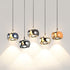 Modern Minimalist Oval Aluminum LED Pendant Light For Living Room