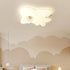 Contemporary Creative PE Cartoon Aircraft LED Kids Flush Mount Ceiling Light For Living Room