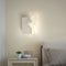 Modern Art Deco Acrylic Rose Flower Shade LED Wall Sconce Lamp For Living Room