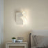 Modern Art Deco Acrylic Rose Flower Shade LED Wall Sconce Lamp For Living Room