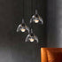 Contemporary Luxury Dazzling Curve Crystal Brass 1-Light Pendant Light For Living Room