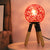 Contemporary Nordic Rattan Ball Wood Tripod 1-Light Table Lamp For Bedroom