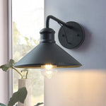 Modern Minimalist Cone Iron 1-Light Wall Sconce Lamp For Outdoor Patio