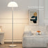Modern Art Deco Half Circle Iron Acrylic 1-Light Standing Floor Lamp For Living Room