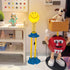 Contemporary Creative Smiley Spring Hardware PVC 1-Light Standing Floor Lamp For Living Room