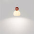 Contemporary Simplicity Pumpkin PE Shade Iron Ball LED Pendant Light For Bedroom