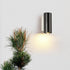 Modern Minimalist Waterproof Cylinder Marble 1-Light Wall Sconce Lamp For Outdoor Patio