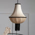 Contemporary Vintage Cone Hardware Fabric 1/3 Light Pendant Light For Living Room