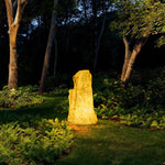 Contemporary Creative Resin Imitation Mountain LED Lawn Landscape Light For Outdoor Patio