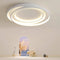 Modern Minimalist Round Circle Iron LED Flush Mount Ceiling Light For Bedroom