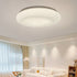 Modern Minimalist Iron Acrylic Round Shade LED Flush Mount Ceiling Light For Living Room