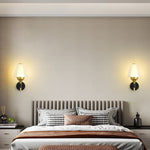 Modern Minimalist Round Trapezoidal Iron Acrylic LED Wall Sconce Lamp For Bedroom