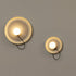 Contemporary Nordic Disc Orb Iron Glass 1-Light Wall Sconce Lamp For Living Room