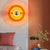 Modern Minimalist Multi-Layer Flying Saucer Iron Acrylic 1-Light Wall Sconce Lamp For Living Room