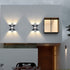 Modern Minimalist Waterproof X-Shape Aluminum LED Wall Sconce Lamp For Outdoor Patio