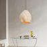 Traditional Japanese Irregular Imitation Stone 1-Light Pendant Light For Living Room