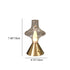 Contemporary Simplicity Glass Spinner Gyroscope Metal Base LED USB Table Lamp For Bedroom