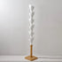 Contemporary Scandinavian Iron Multilayer Floral Shade LED Standing Floor Lamp For Bedroom