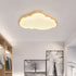 Contemporary Creative Cream Clouds Acrylic Starry Hanging LED Flush Mount Ceiling Light For Bedroom