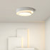 Contemporary Simplicity Two-layer Circle Shade Iron LED Flush Mount Ceiling Light For Living Room