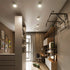 Modern Minimalist Cylinder Adjustable Angle Aluminum LED Flush Mount Ceiling Light For Living Room