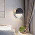 Modern Minimalist Rotatable Round Iron Acrylic LED Wall Sconce Lamp For Living Room