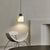 Modern Luxury Full Copper Geometric Marble Shade 1-Light Pendant Light For Living Room