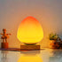 Modern Simplicity Peach Glass Shape Wood Base USB Rechargeable LED Table Lamp Night Light For Home Office