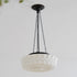 Contemporary Simplicity Iron Glass Cylinder Shade 3-Light Chandelier For Living Room