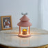 Contemporary Creative House Resin Velvet 1-Light Aroma Melted Wax Table Lamp For Bedroom