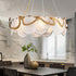 Contemporary Luxury Iron Frame Glass Disc 8/10-Light Chandelier For Bedroom