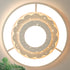 Contemporary Simplicity Starry Sky Decor Flower Edging Acrylic Round Shade LED Flush Mount Ceiling Light For Living Room