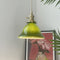 Traditional Vintage Round Copper Glass 1-Light Pendant Light For Living Room