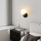 Modern Minimalist Orb All Copper Glass 1-Light Wall Sconce Lamp For Bedroom