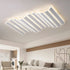 Contemporary Simplicity Acrylic Striped Fish Bone Shape LED Flush Mount Ceiling Light For Living Room