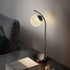 Modern Minimalist Round Ball Aluminum Iron Acrylic 1-Light Table Lamp For Bedroom