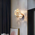 Contemporary Luxury Hardware Crystal Ball LED Wall Sconce Lamp For Living Room