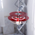 Modern Minimalist Round Flying Saucer Hardware Acrylic 1-Light Pendant Light For Living Room