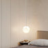 Modern Minimalist Astronaut Moon Iron Resin LED Pendant Light For Bedroom