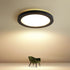 Modern Minimalist Round Iron Acrylic LED Flush Mount Ceiling Light For Bedroom