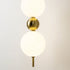 Modern Minimalist Round Ball String Aluminum Plastic LED Wall Sconce Lamp For Bedroom