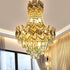 Contemporary Luxury Round Hardware Crystal 9/12 Light Chandelier For Living Room