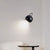 Modern Minimalist Cream Spherical Iron Aluminum 1-Light Wall Sconce Lamp For Bedroom