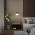 Modern Minimalist Orb PC 1-Light Pendant Light For Bedroom