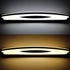 Contemporary Simplicity Arched Stainless Steel Acrylic LED Vanity Mirror Front Wall Sconce Lamp For Bathroom