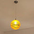 Contemporary Creative Iron Glass Basketball Shade 1-Light Pendant Light For Bedroom