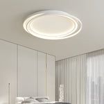 Modern Minimalist Round Circle Iron LED Flush Mount Ceiling Light For Bedroom