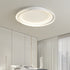 Modern Minimalist Round Circle Iron LED Flush Mount Ceiling Light For Bedroom